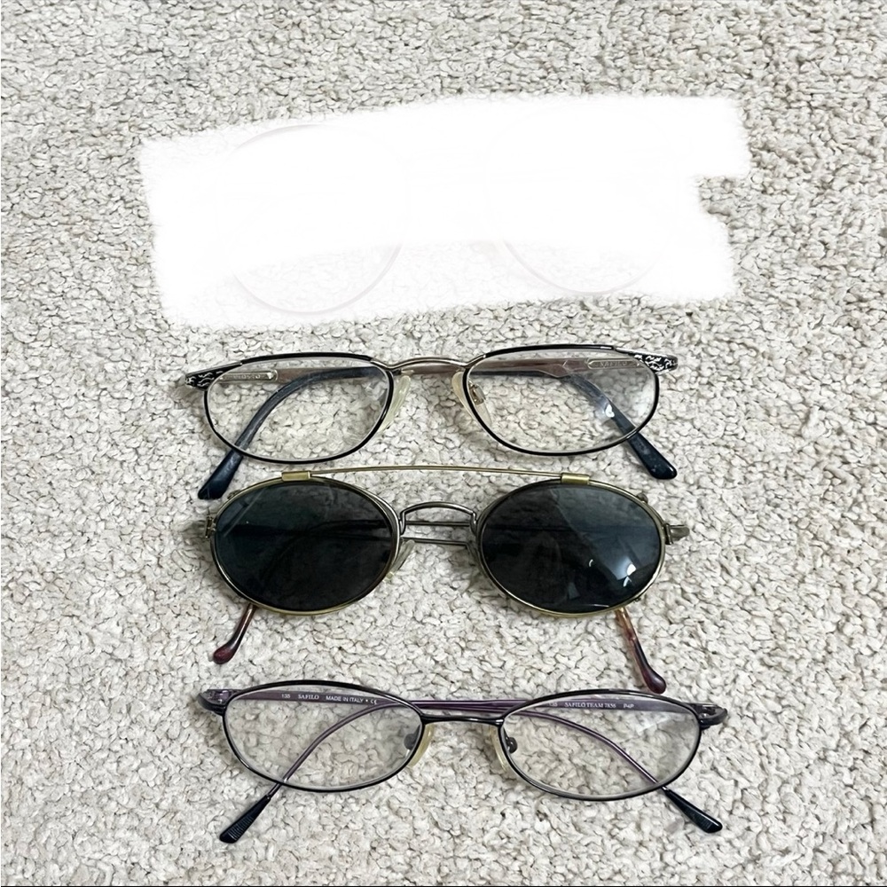 Authentic vintage Safilo Team glasses bundle